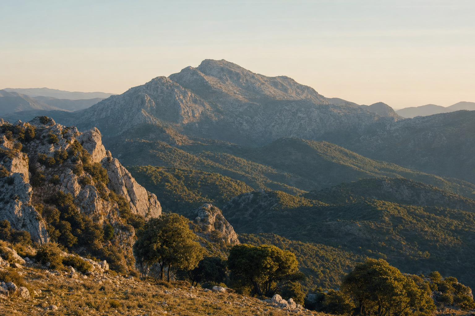 Sierra de las Nieves · panorámica